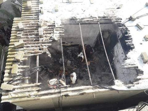مصرع طفلتين بحريق بمنزل في رفح
